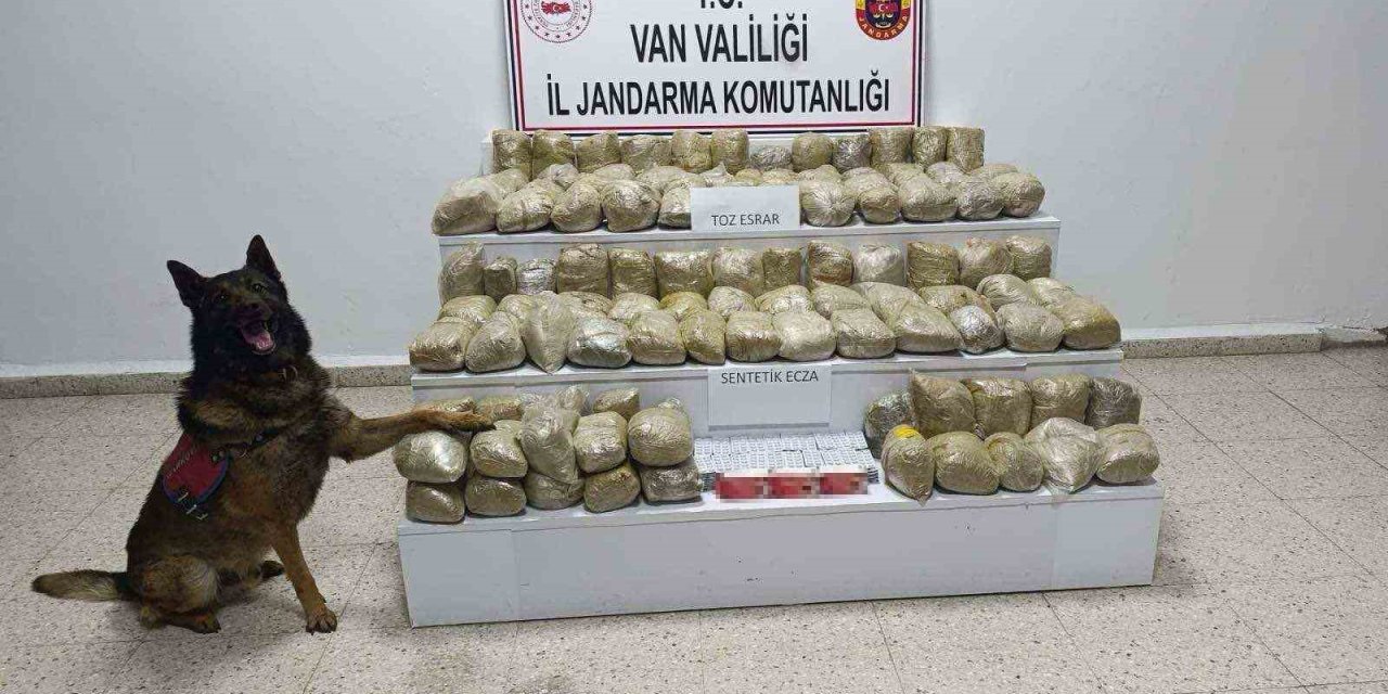 Van’da 129 kilo uyuşturucu ele geçirildi