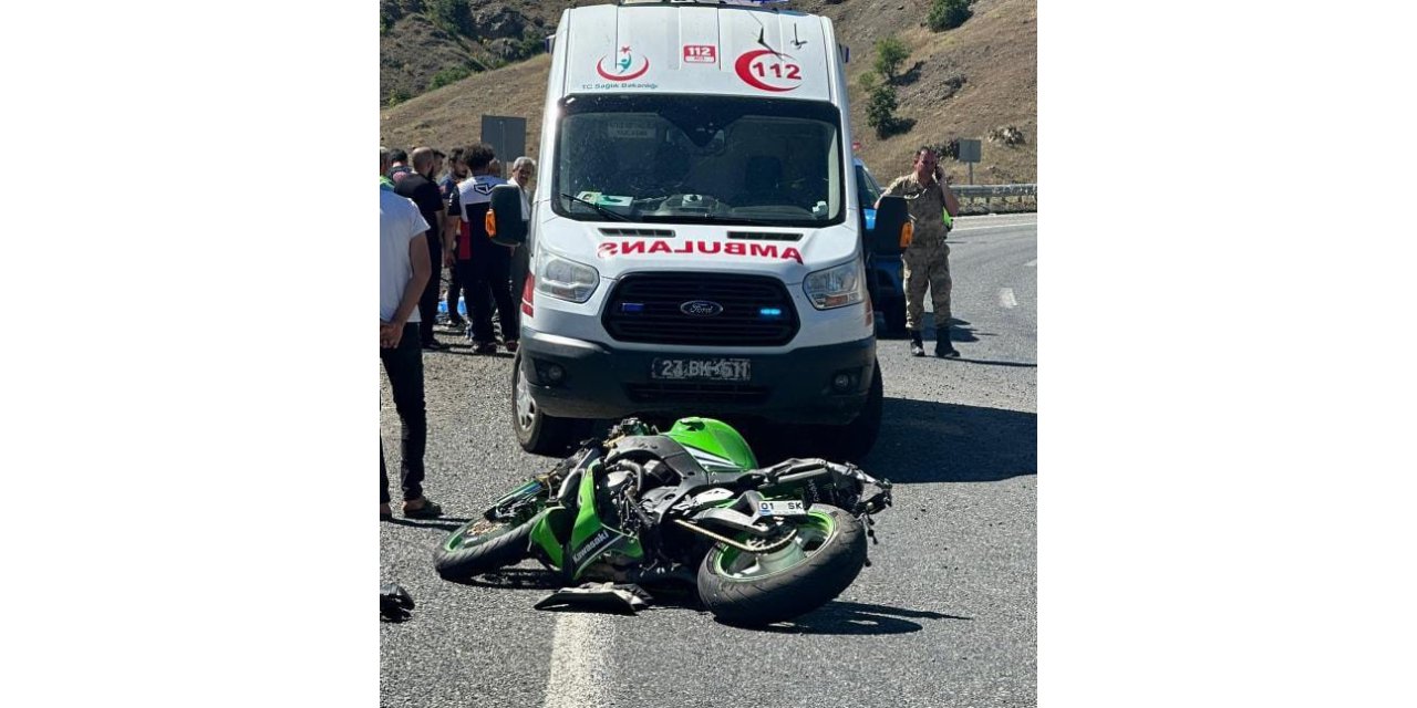 Elazığ’da motosiklet devrildi: 1 ölü