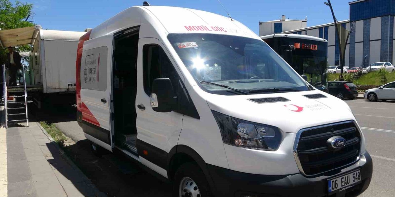 Bingöl’de mobil göç aracı faaliyete başladı