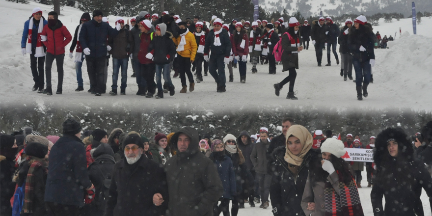 On binlerce katılımcı Şehitleri anmak için Sarıkamış’ta bir araya geldi