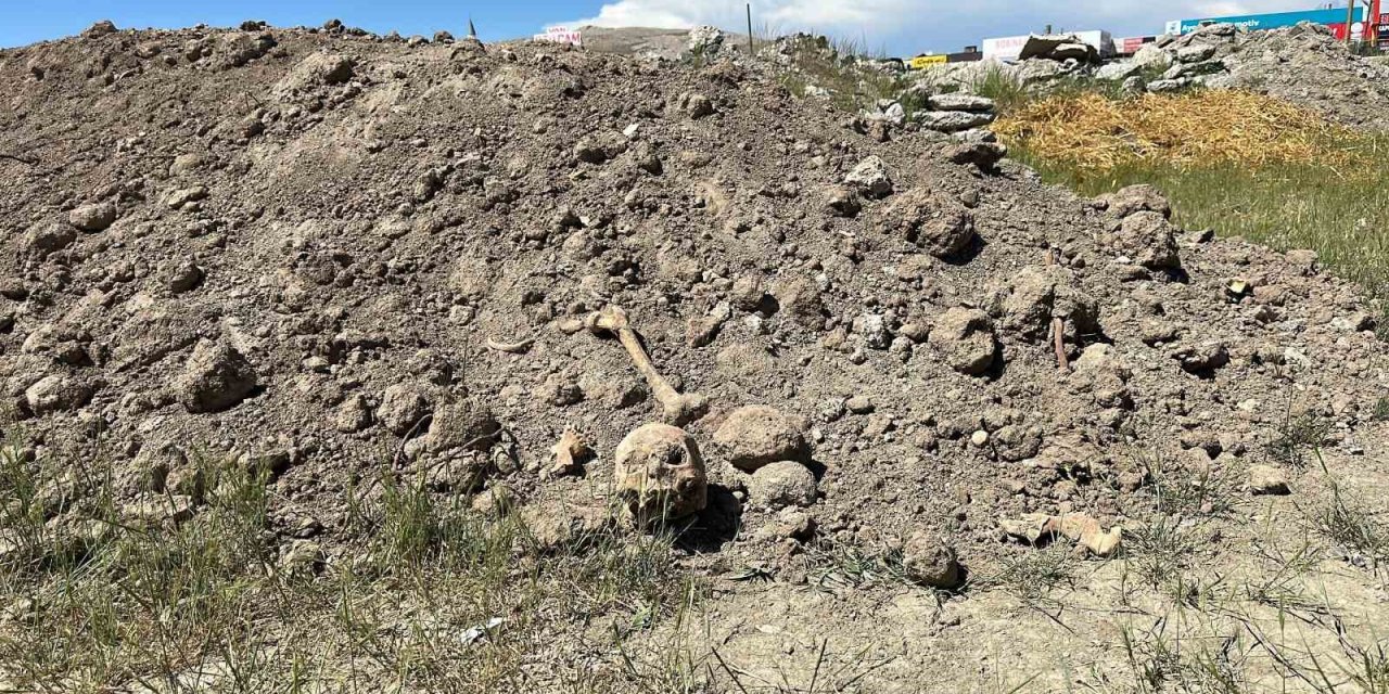 Van’da hafriyat atıkları arasında insan kemikleri bulundu