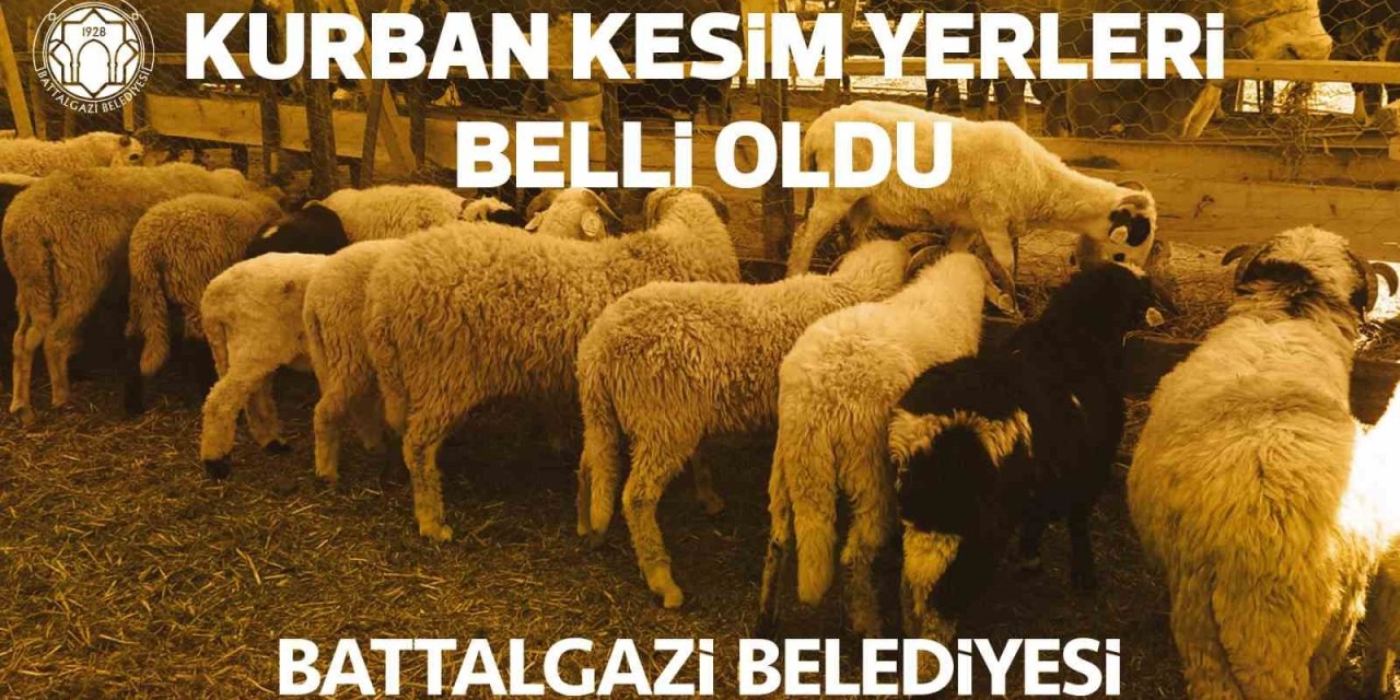 Battalgazi Belediyesi kurban kesim yerlerini belirledi