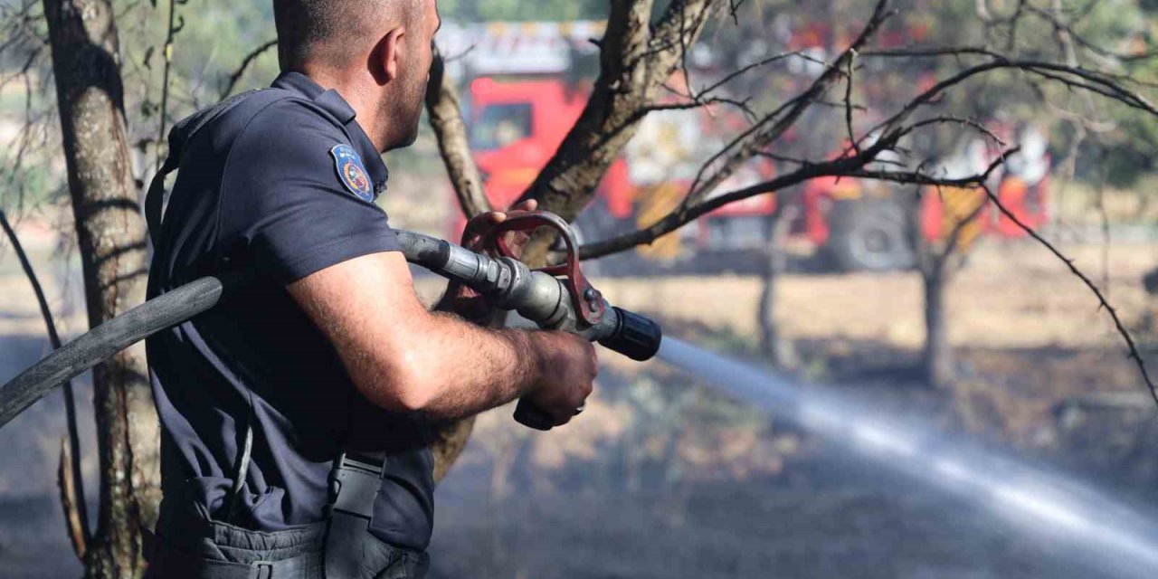 Elazığ’da örtü ve bahçe yangını