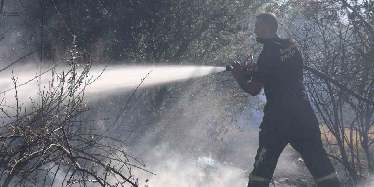 Elazığ’da itfaiye ekipleri bir günde 73 yangına müdahale etti