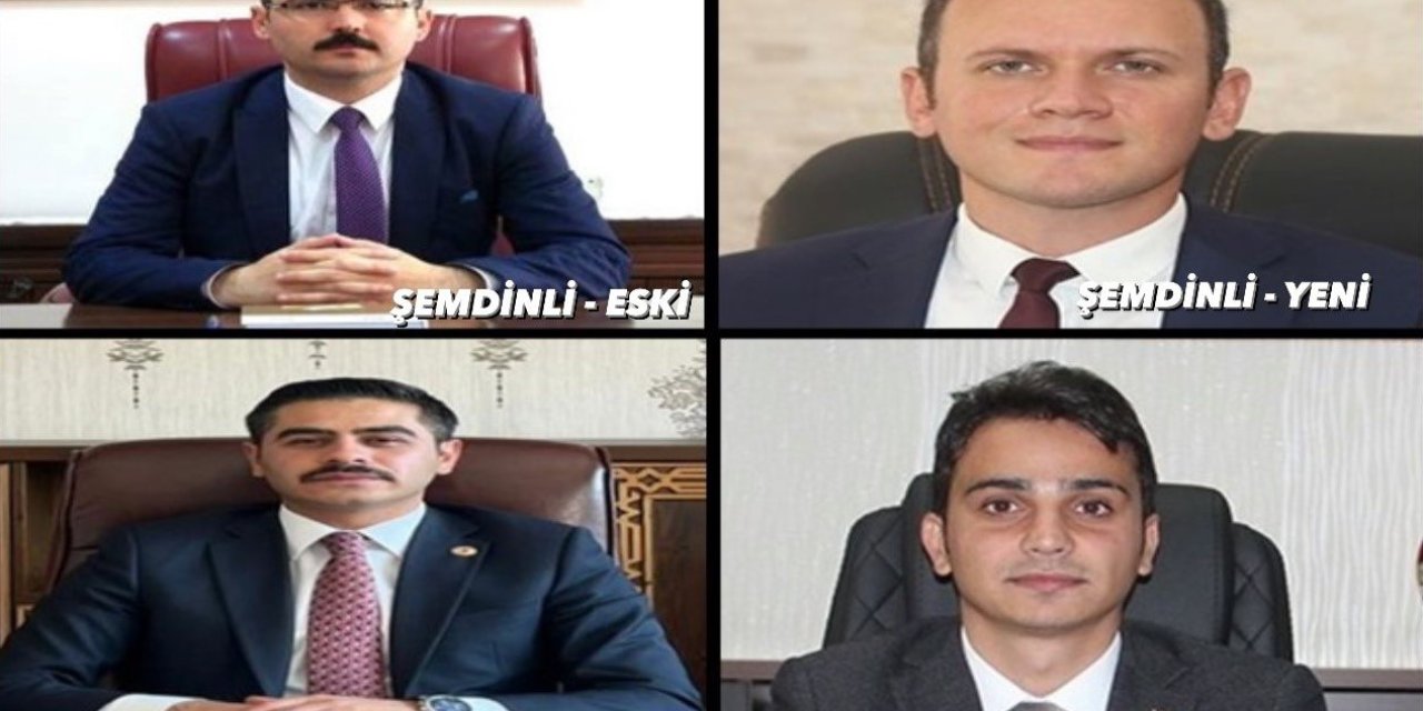 Şemdinli ve Derecik Kaymakamları değişti: Yunus Emre Akpınar ve Ömer Faruk Ateş kaymakam olarak atandı