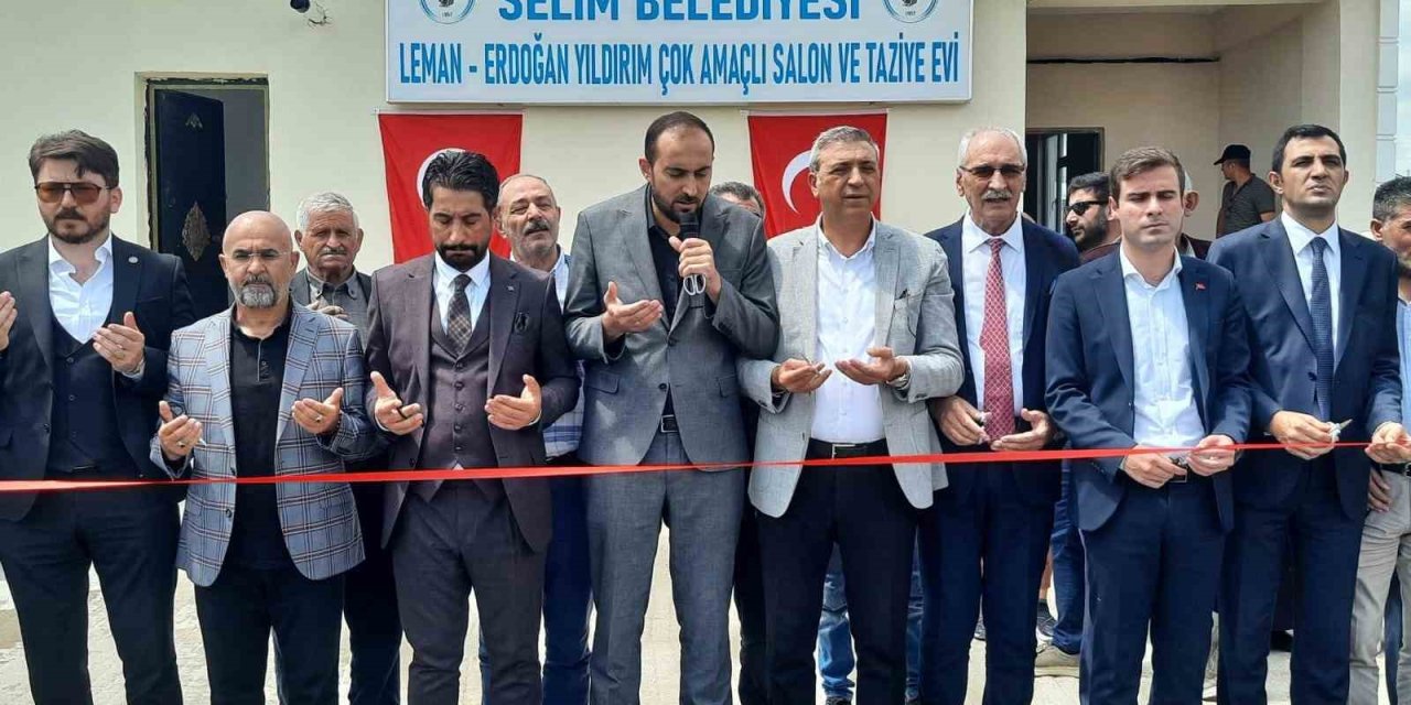 Selim’de çok amaçlı salon ve taziye evi açılışı yapıldı