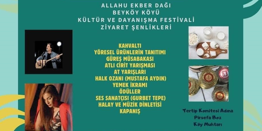 Selim'de festival başlıyor