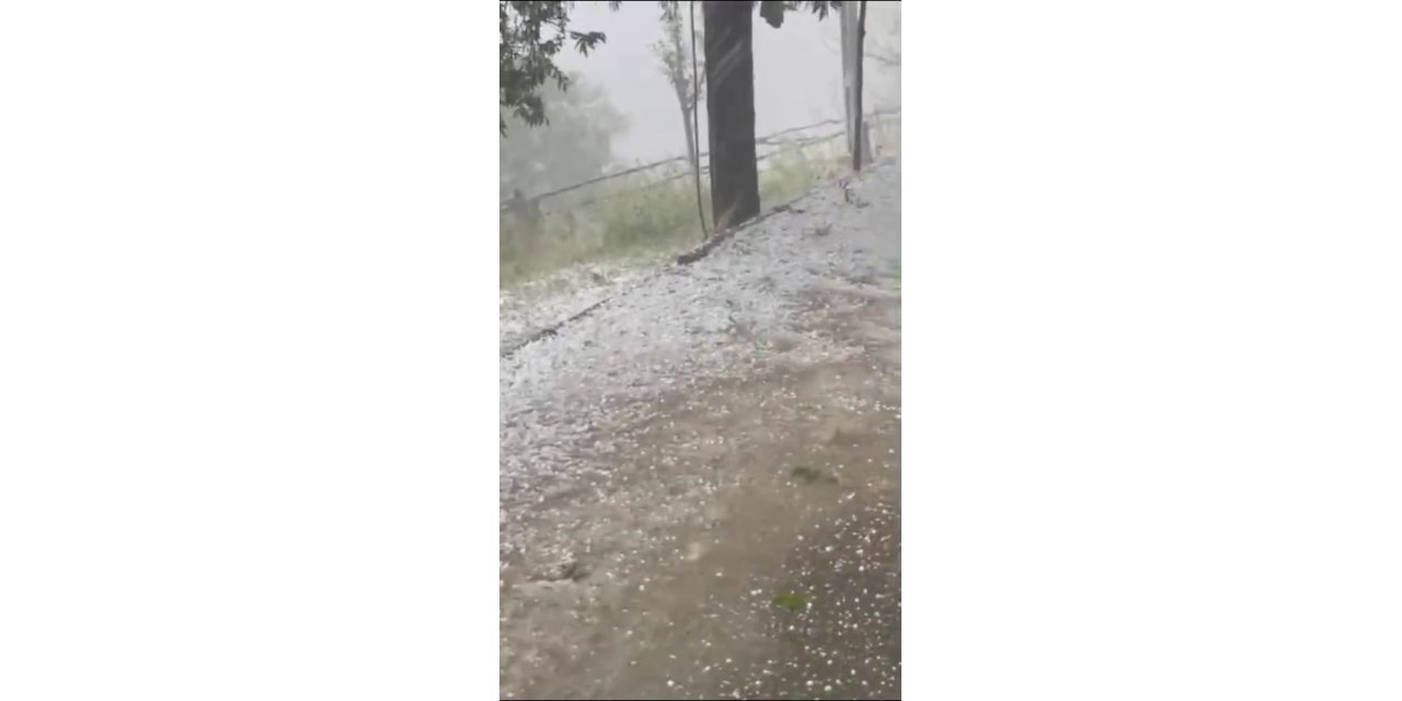 Yazın ortasında Tunceli’yi dolu vurdu