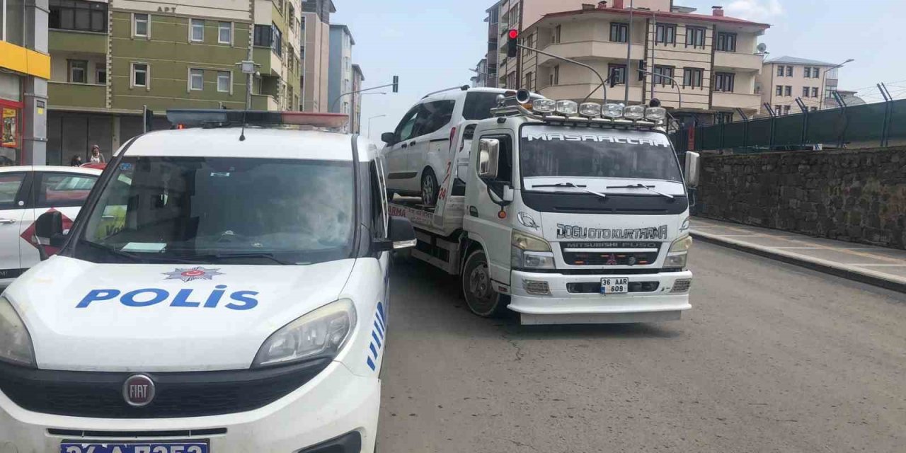 Kars’ta trafik kazası: 1 yaralı