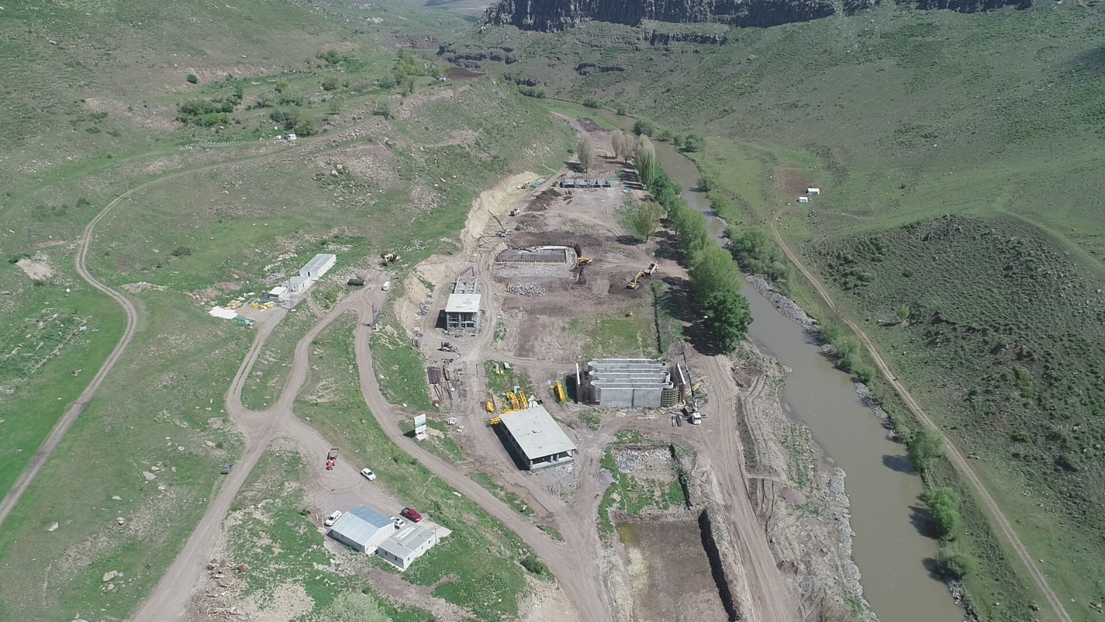 Kars'ta Atıksu Toplama ve Arıtma Tesisi çalışmaları devam ediyor