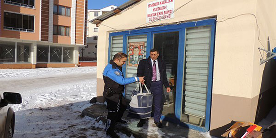 Kars Emniyeti, ihtiyaç sahibi vatandaşların her zaman yanında