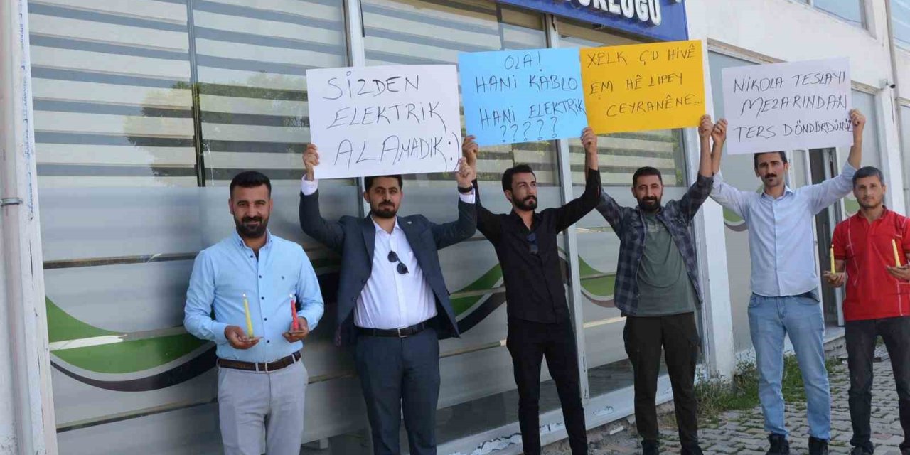 Aras EDAŞ’ı protesto ettiler