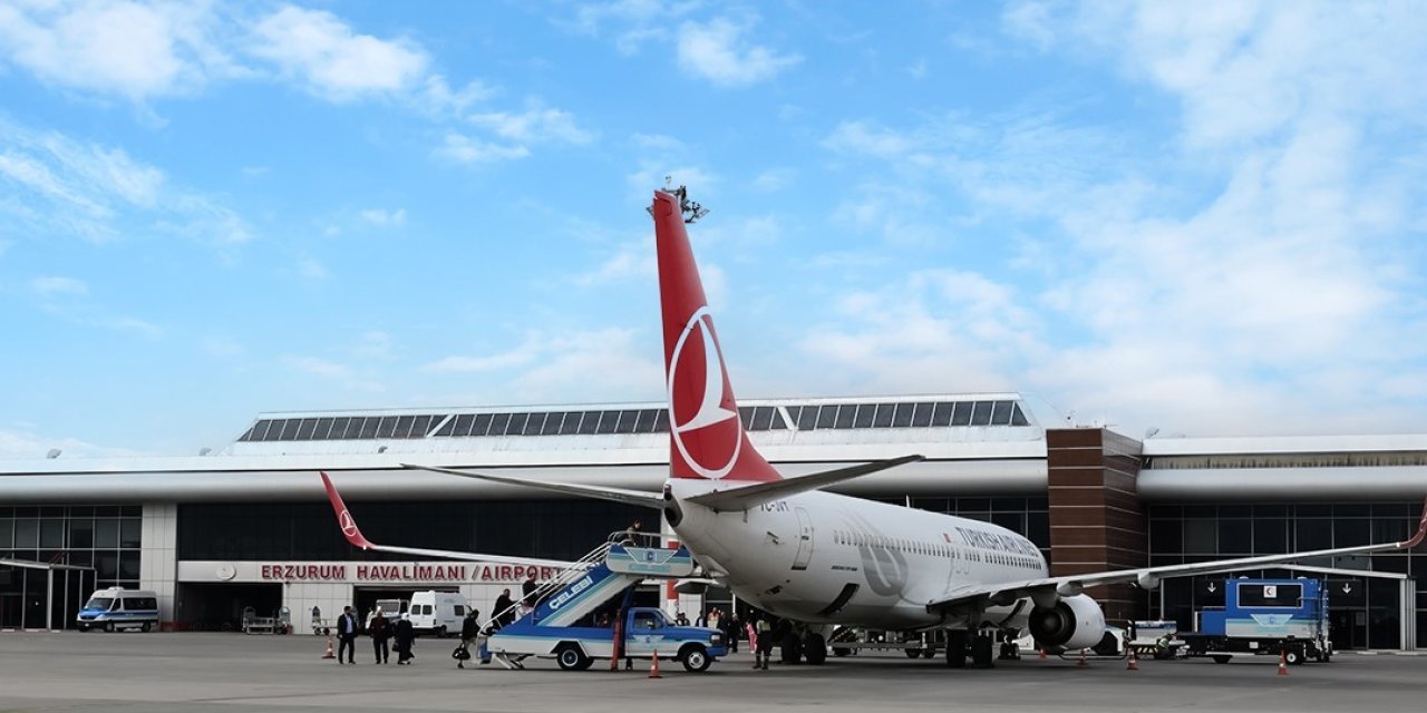 Erzurum’da altı ayda 3 bin 829 uçuş oldu