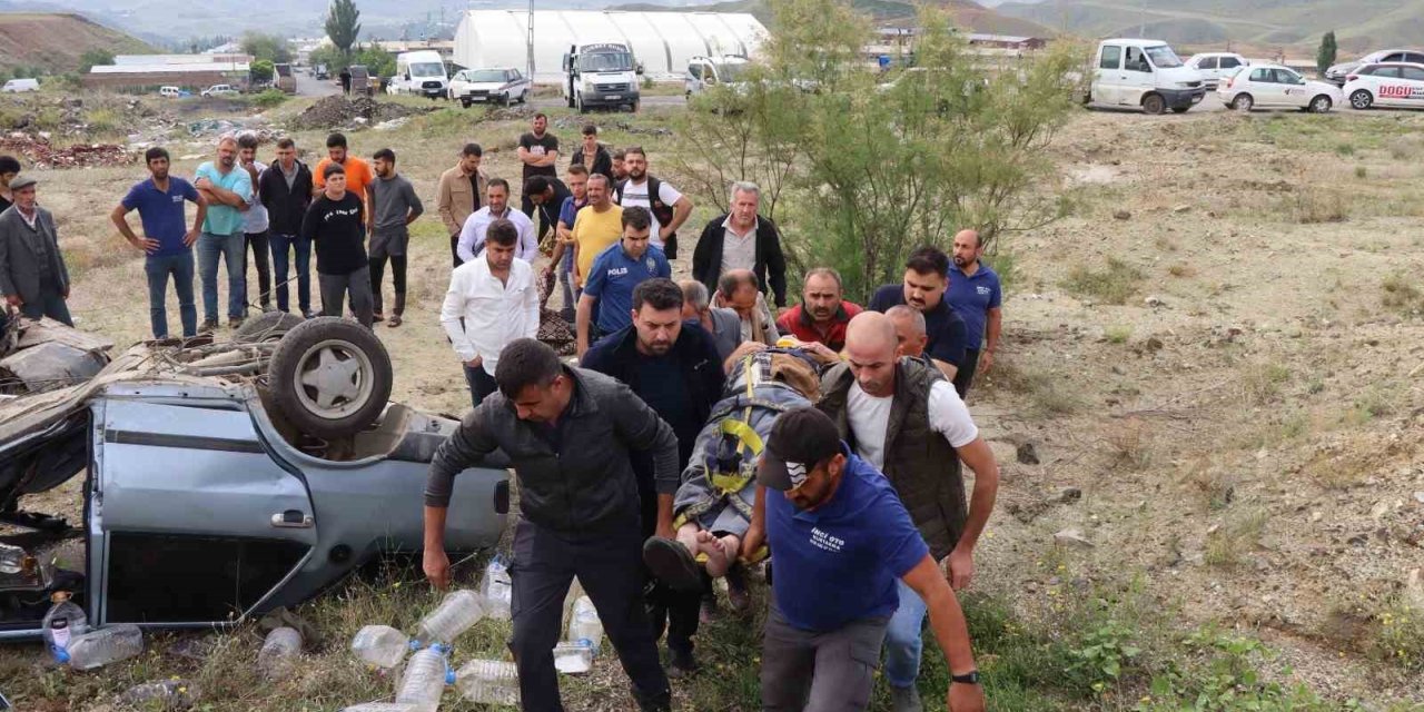 Erzurum’da trafik kazası: 3 yaralı