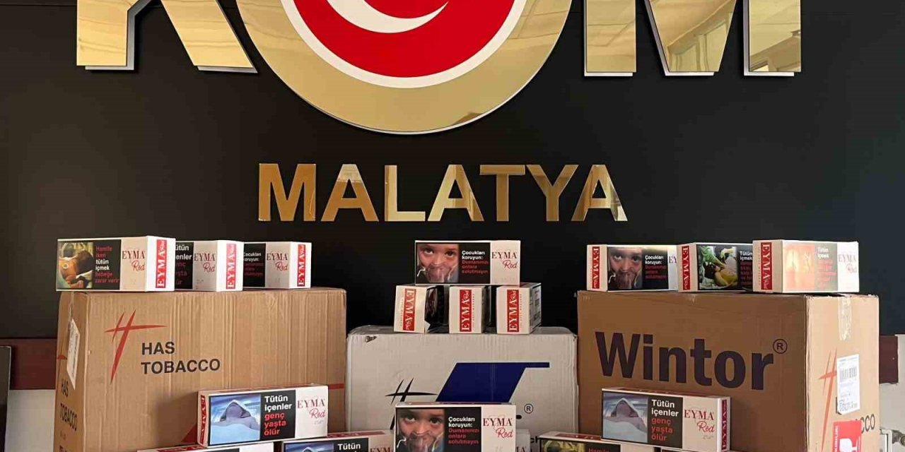 Malatya’da 74 bin 400 adet kaçak makaron yakalandı