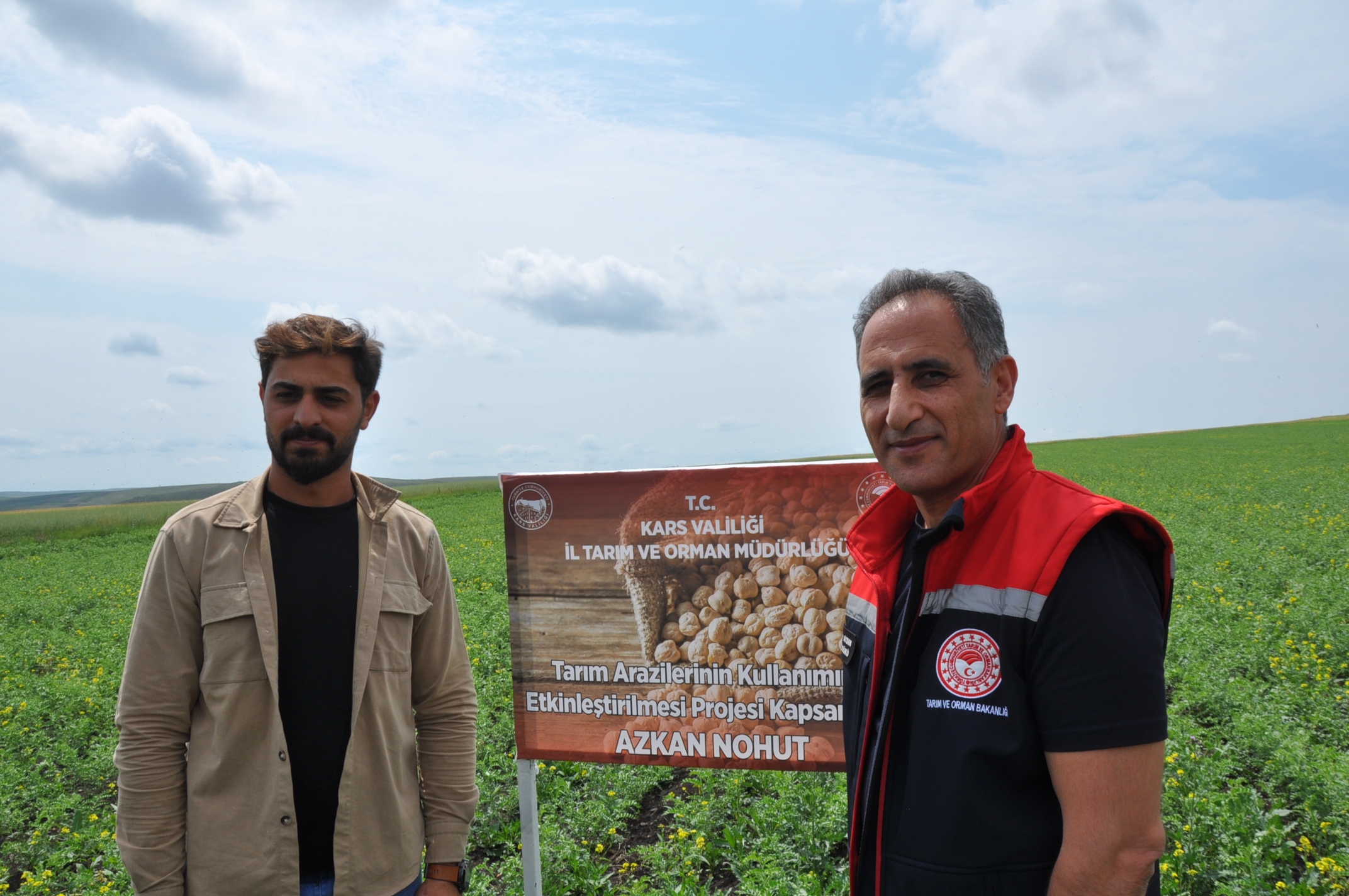 Kars'ta ilk defa nohut ekimi gerçekleşti