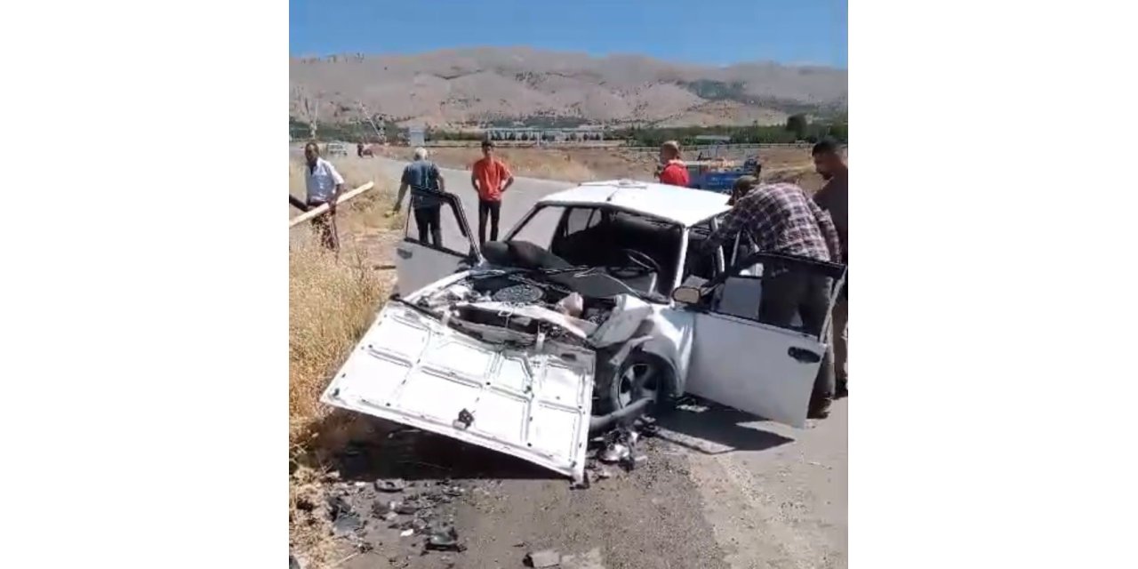 Elazığ’da trafik kazasında bir kişi hayatını kaybetti