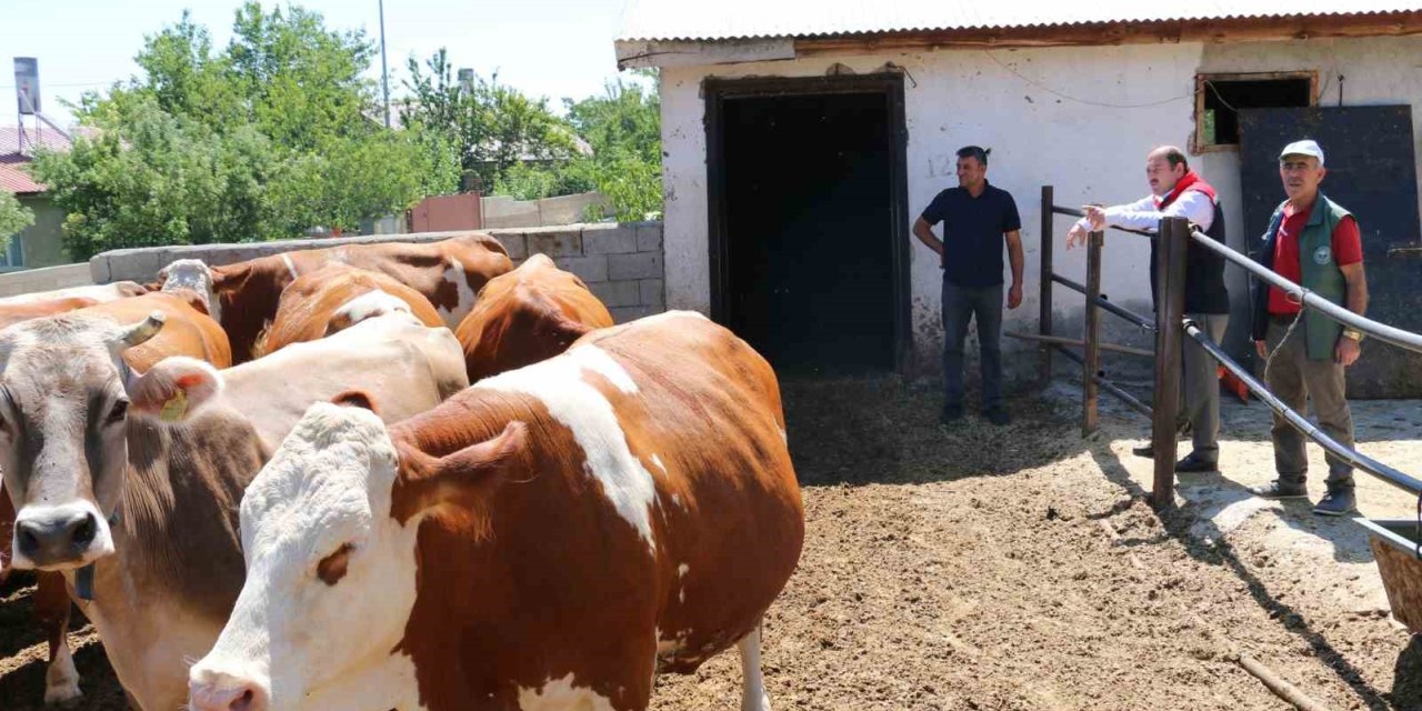 Erzincan Tarımdan küçük aile işletmelerine ziyaret