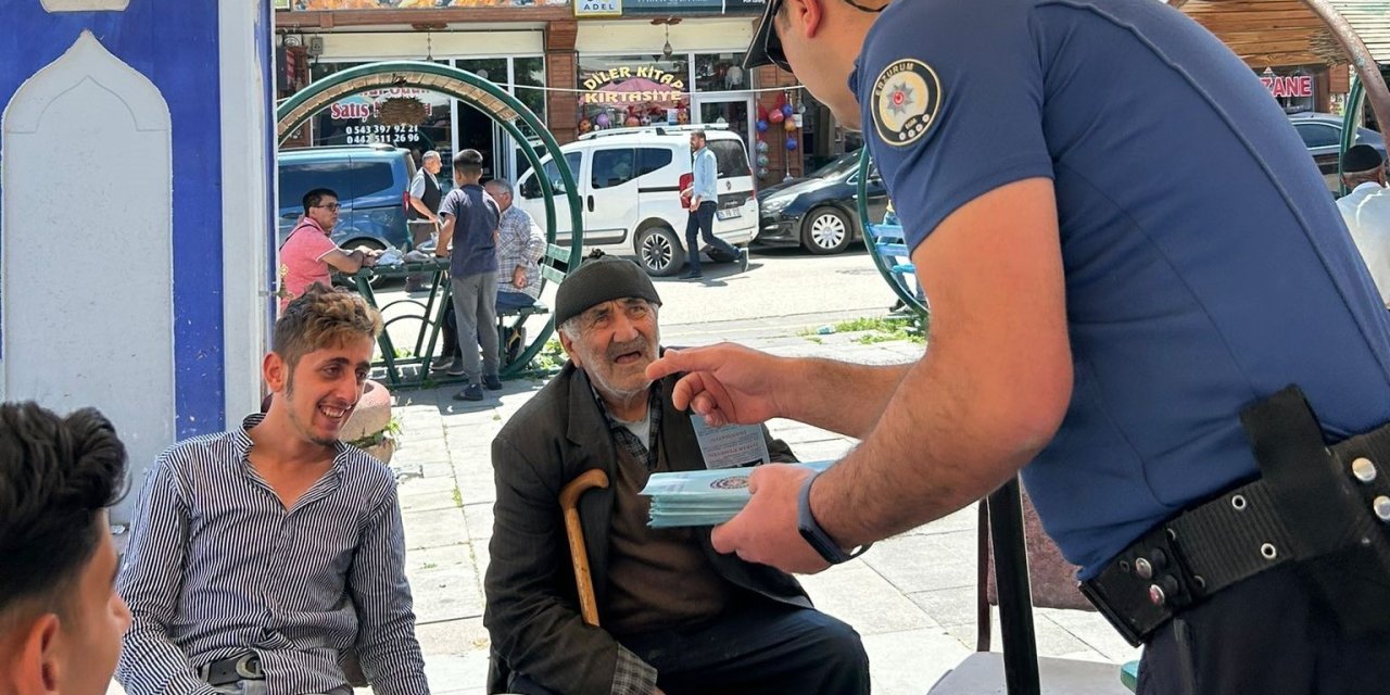 Hınıs polisinden vatandaşa broşürlü uyarı