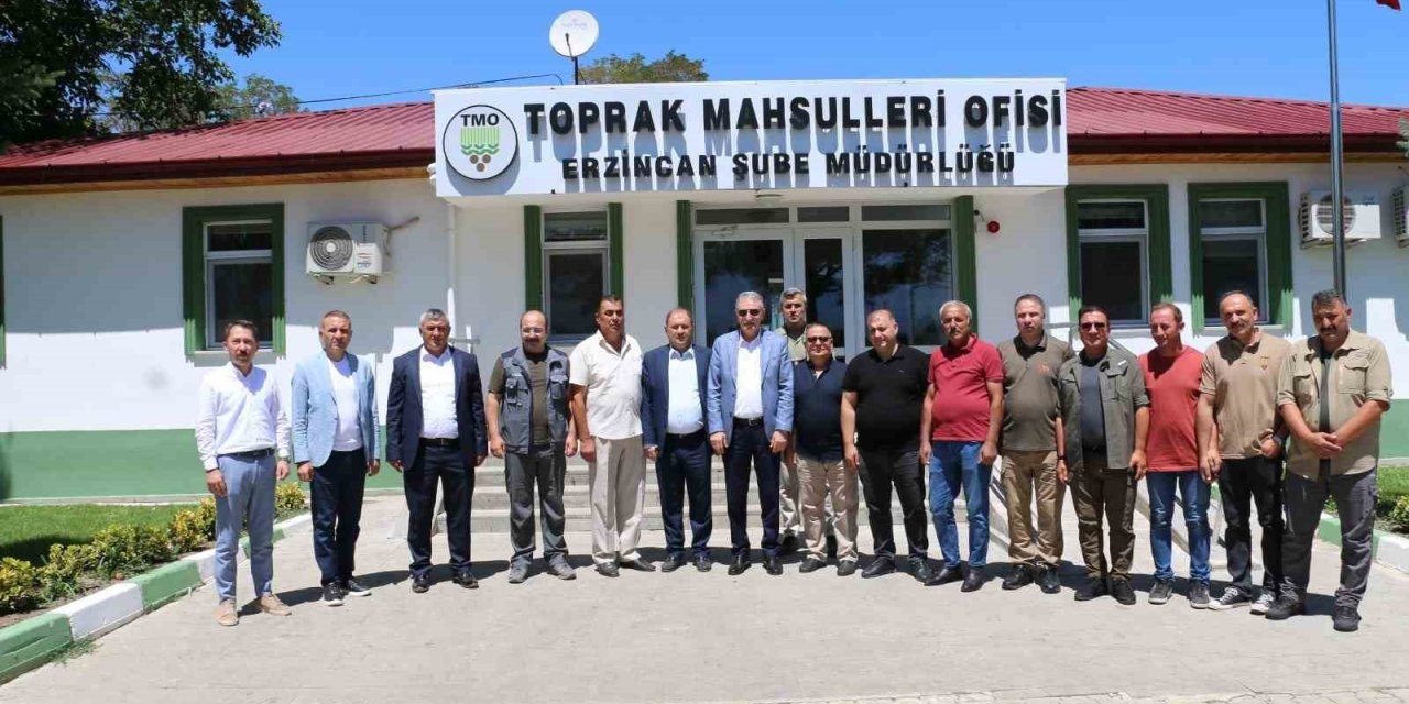 TMO Genel Müdürü Güldal Erzincan’da çeşitli temaslarda bulundu