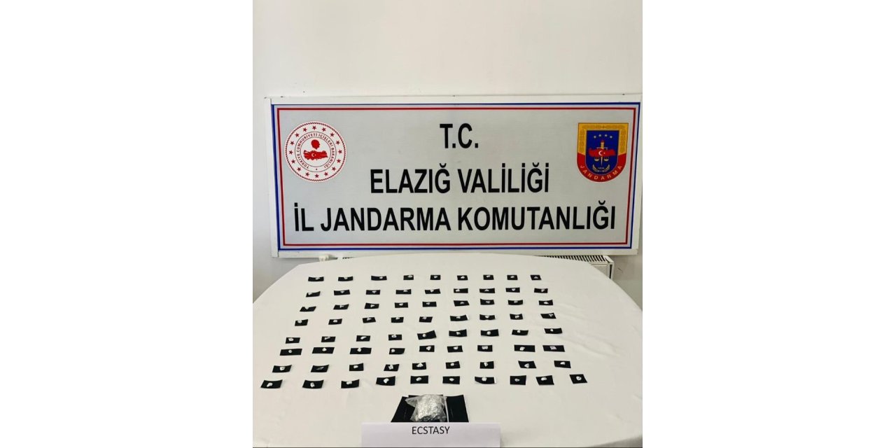 Elazığ’da 211 adet uyuşturucu hap ele geçirildi