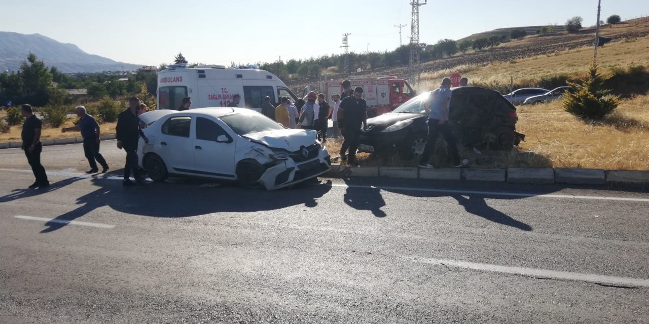 Elazığ’da trafik kazası: 1 yaralı