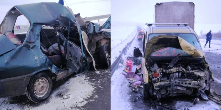 Kars'ta trafik kazası: 1 ölü, 3 yaralı