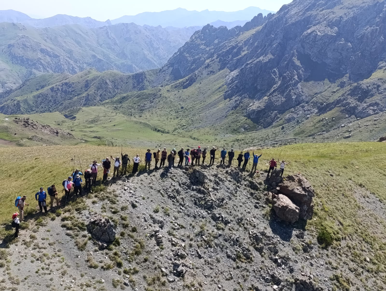 Alman, Kars ve Iğdırlı dağcılar Mamakar Dağına tırmandılar