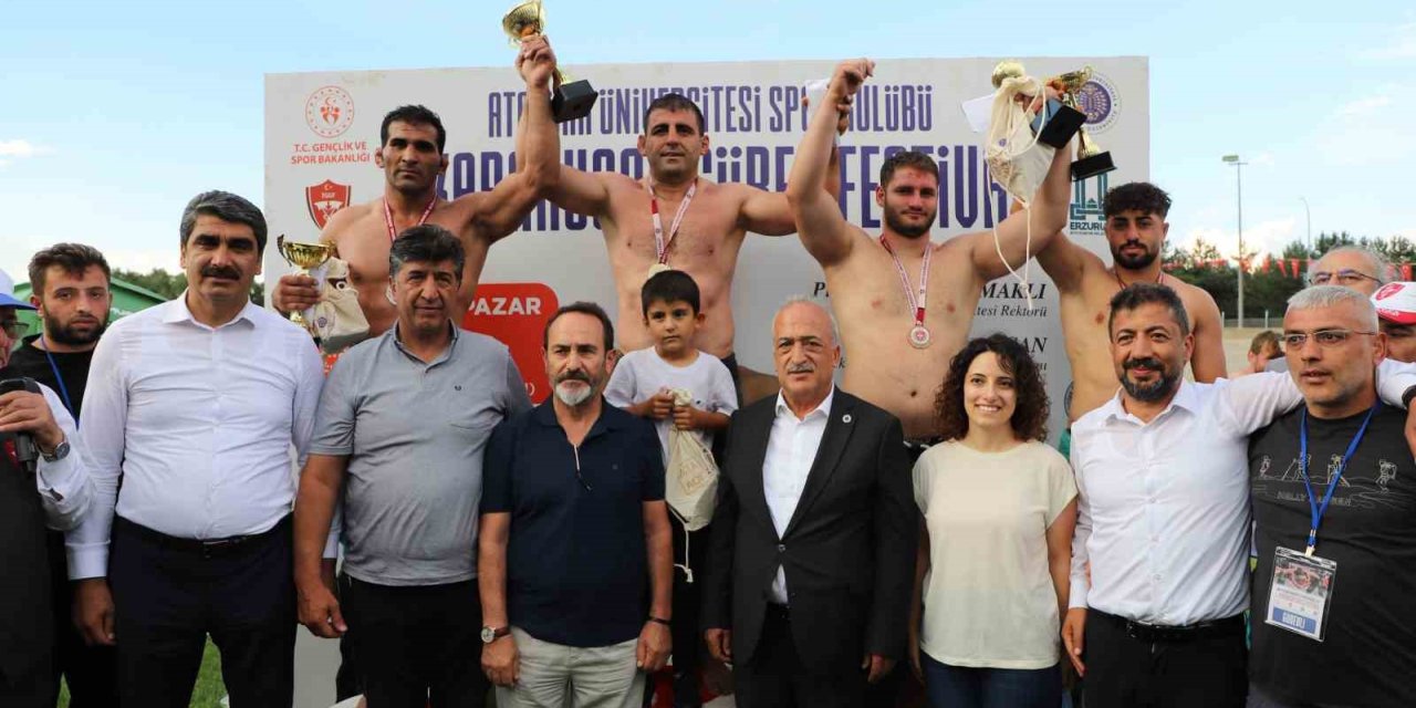 Karakucak güreş festivali, Atatürk Üniversitesi ev sahipliğinde yapıldı