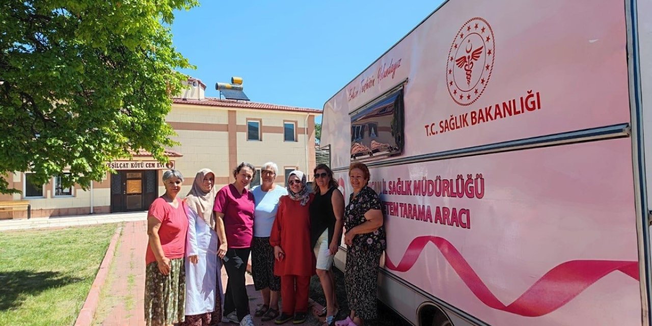 Köylere kanser taraması ve üreme sağlığı eğitimi verildi