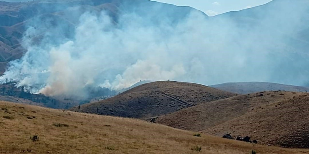 Tunceli’de yangın