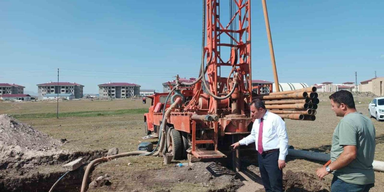 Kars Belediyesi sondaj çalışması başlattı