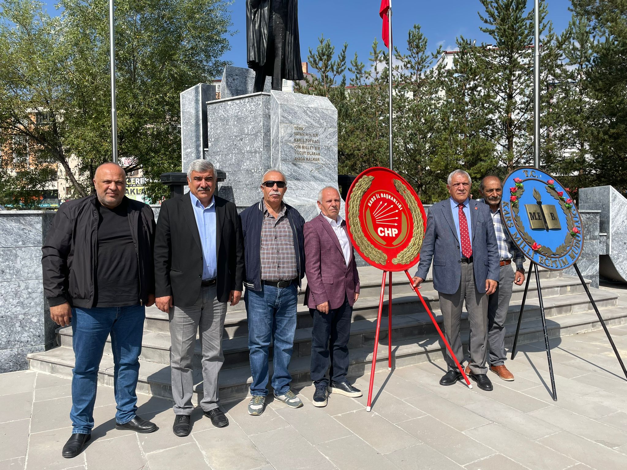 Kars'ta CHP'nin 101'inci yıl dönümü kutlandı