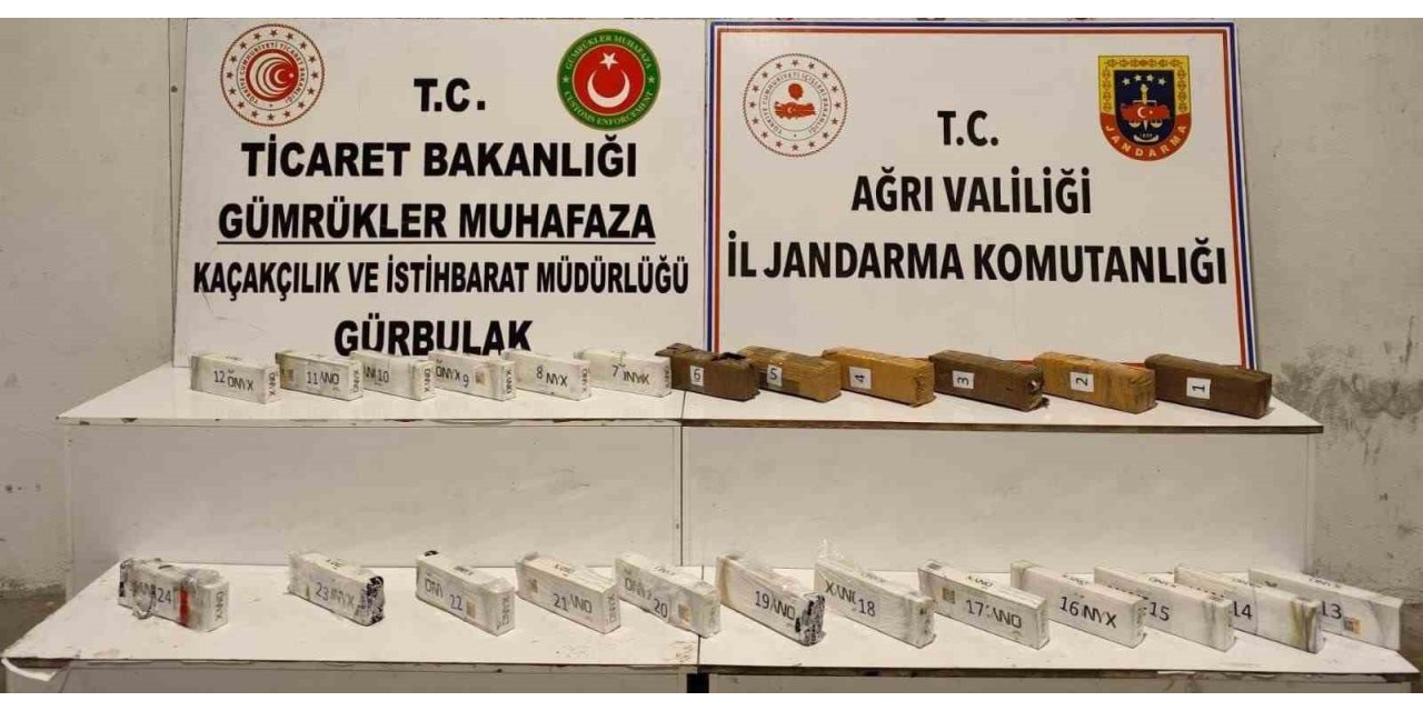 Ağrı’da 12 kilo 616 gram esrar ele geçirildi