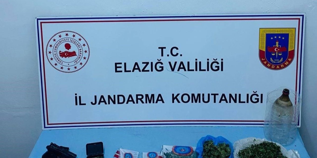 Elazığ uyuşturucuyla mücadele: 1 gözaltı