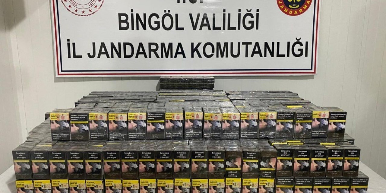 Bingöl’de silah ve kaçak sigara ele geçirildi