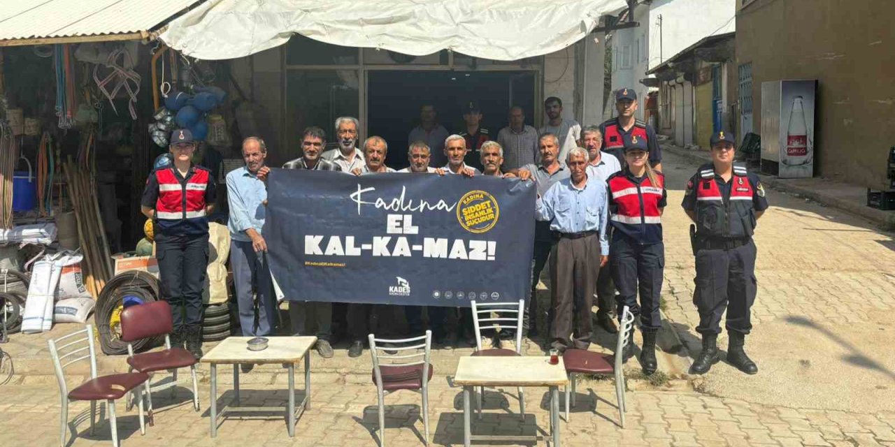 Elazığ’da jandarma ekiplerinin kadına yönelik şiddetle mücadele çalışmaları