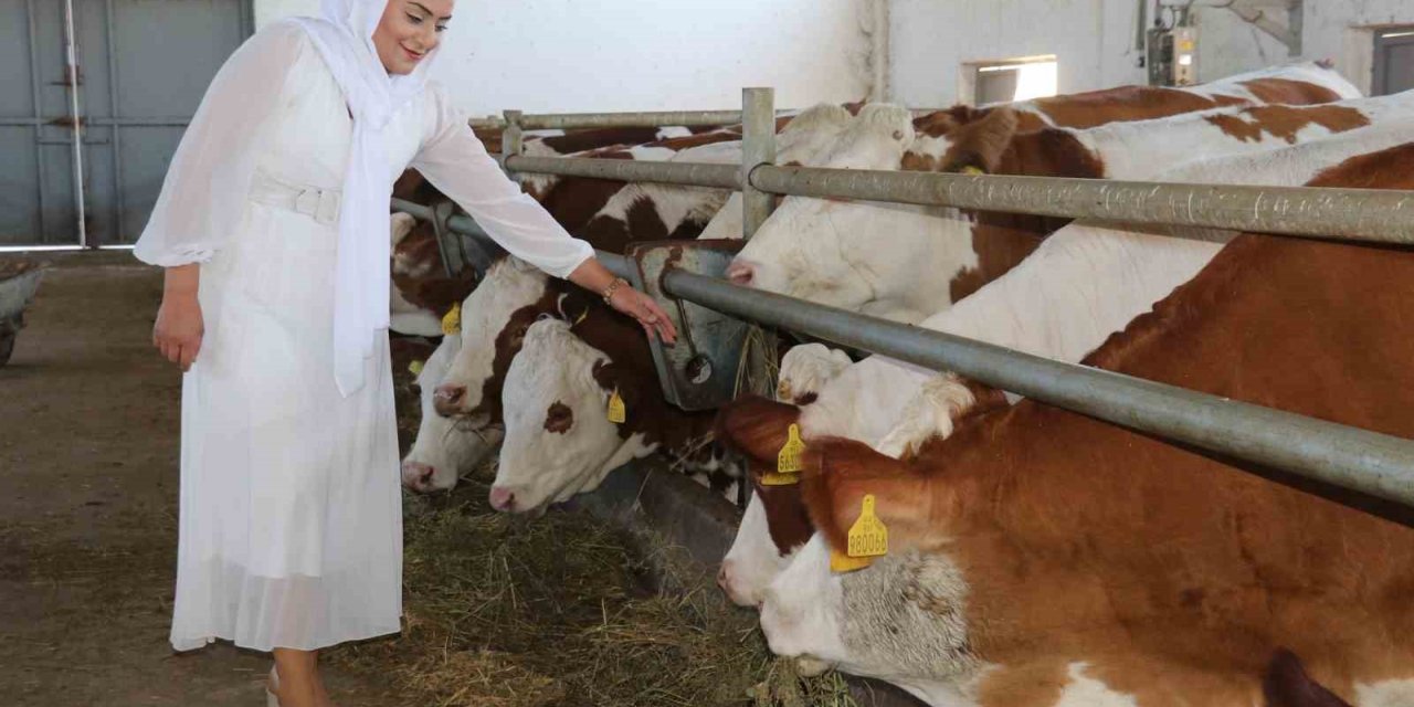 Devletten aldığı destekle hayalini gerçekleştirip kendi çiftliğini kurdu