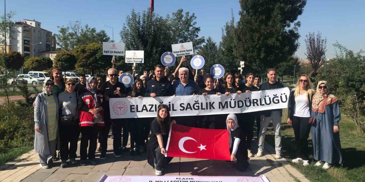 Elazığ’da Dünya Yürüyüş Günü etkinlikleri