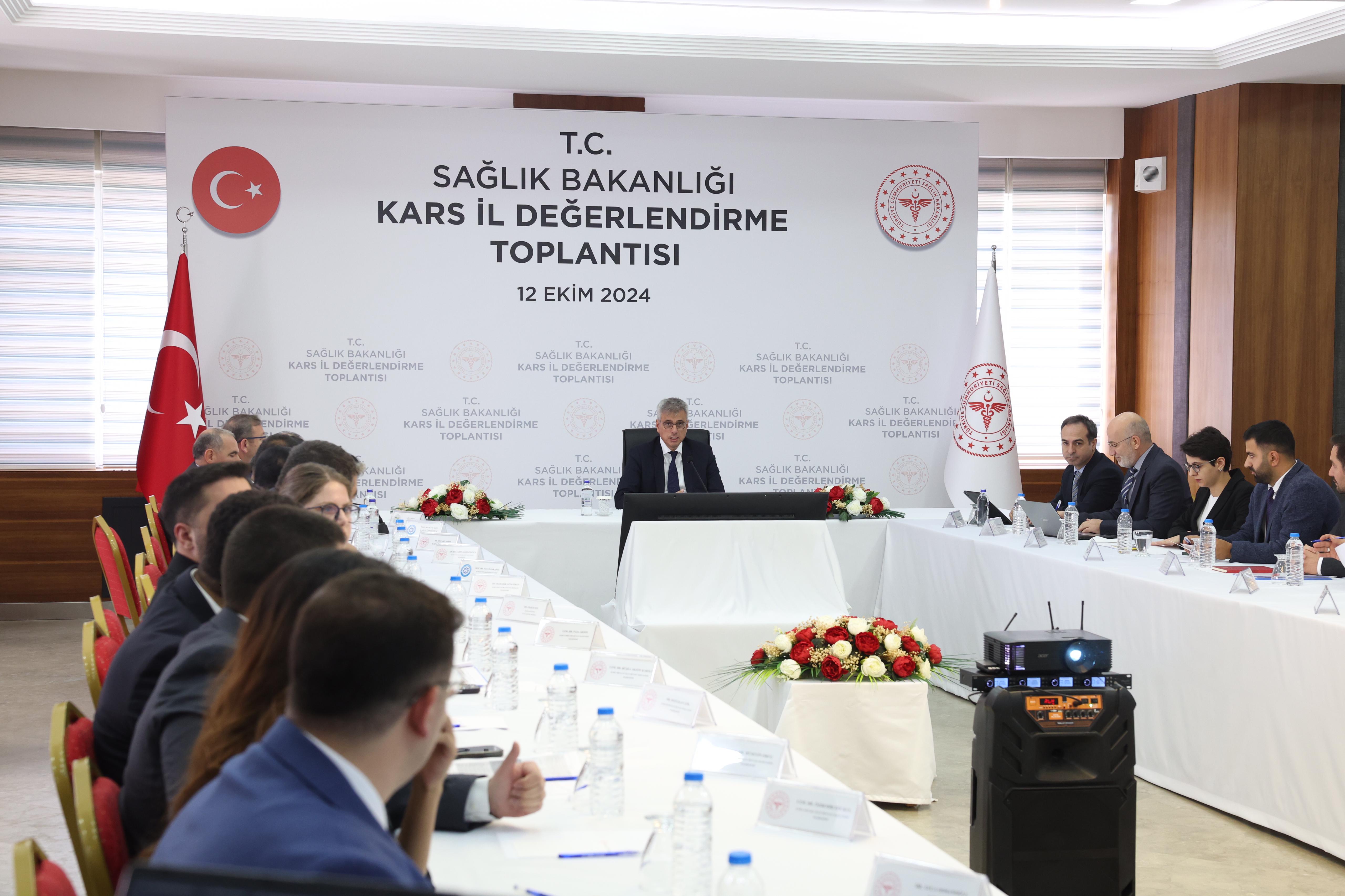 Bakan Memişoğlu, Kars İl Değerlendirme Toplantısına katıldı