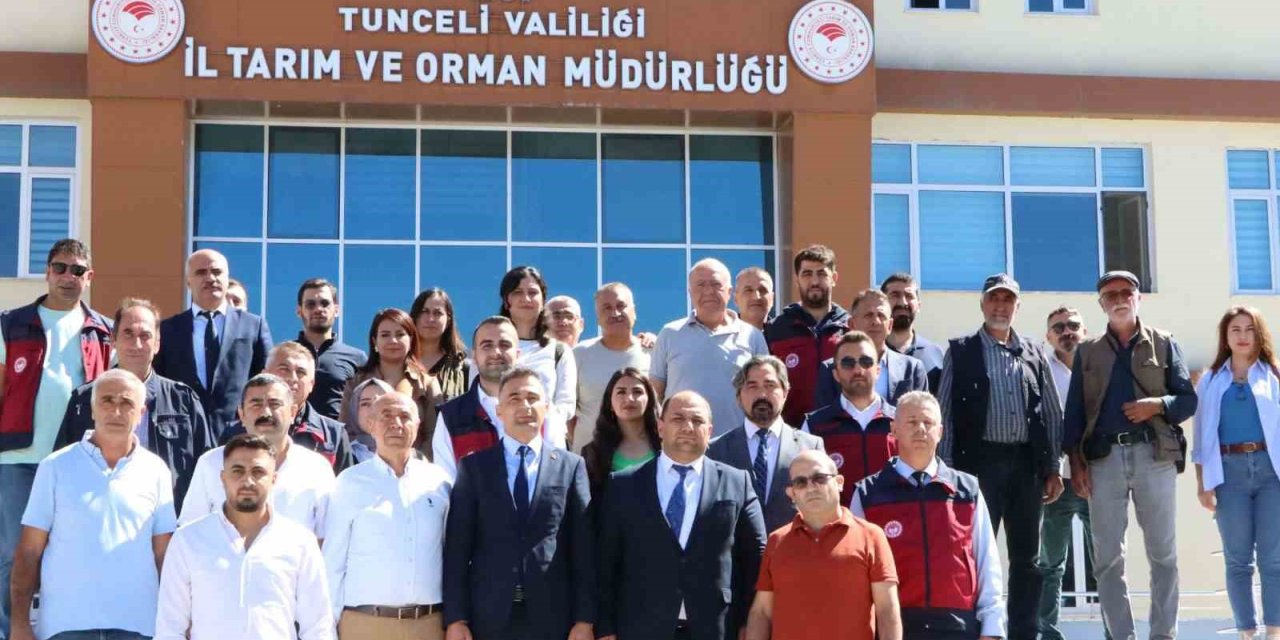 Tunceli’de, tarımsal üretim planlama bilgilendirme toplantısı