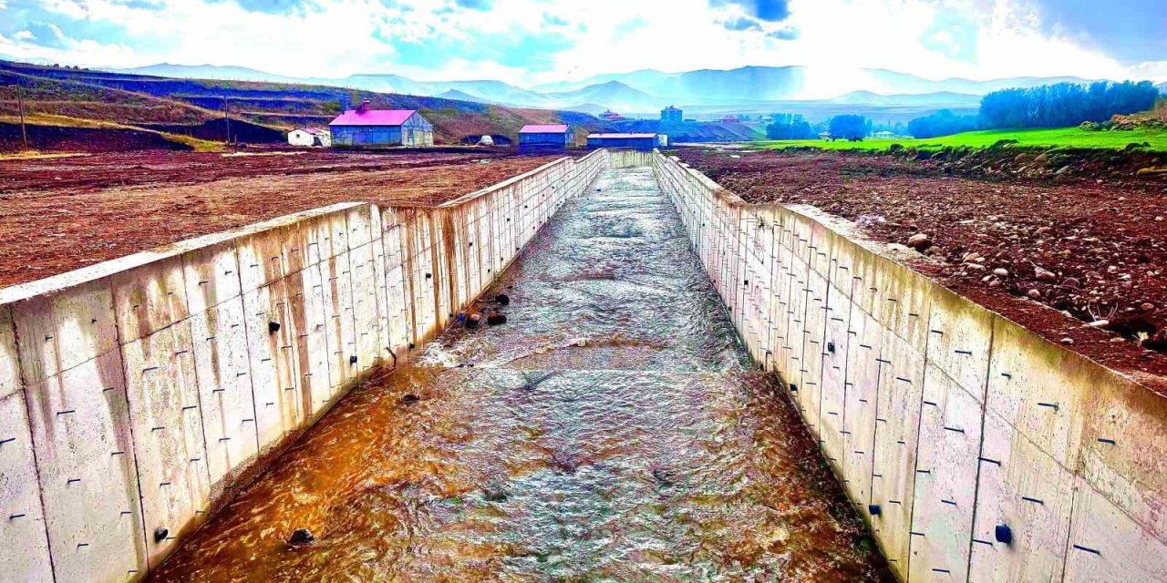 Taşlıçay dere ıslahı projesi tamamlandı