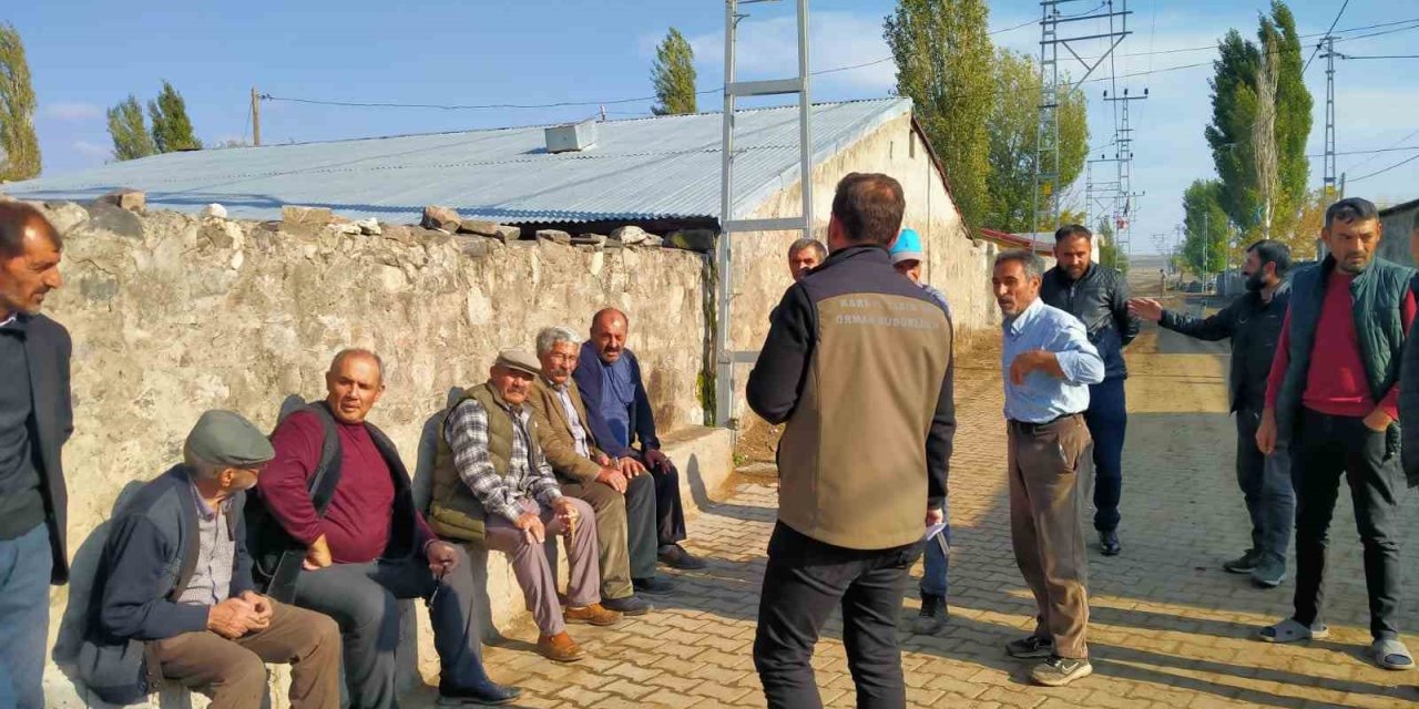 Akyaka’da tarla faresiyle mücadele bilgilendirme toplantısı yapıldı