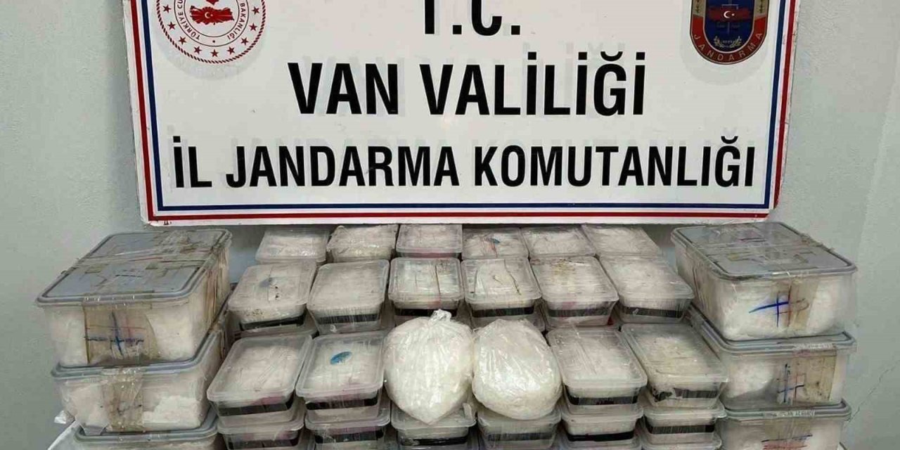 Van’da 71 kilo 629 gram metamfetamin ele geçirildi