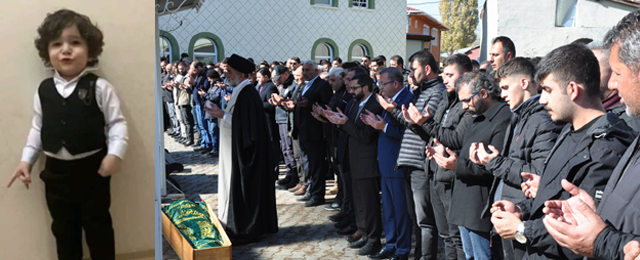 Maganda kurşunu ile ölen çocuk gözyaşları arasında defnedildi