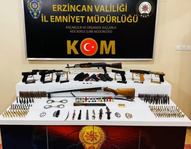 Erzincan’da organize suç örgütüne operasyon: 15 gözaltı