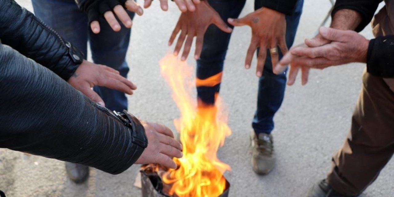 Erzincan’da soğuk hava etkisini artırdı