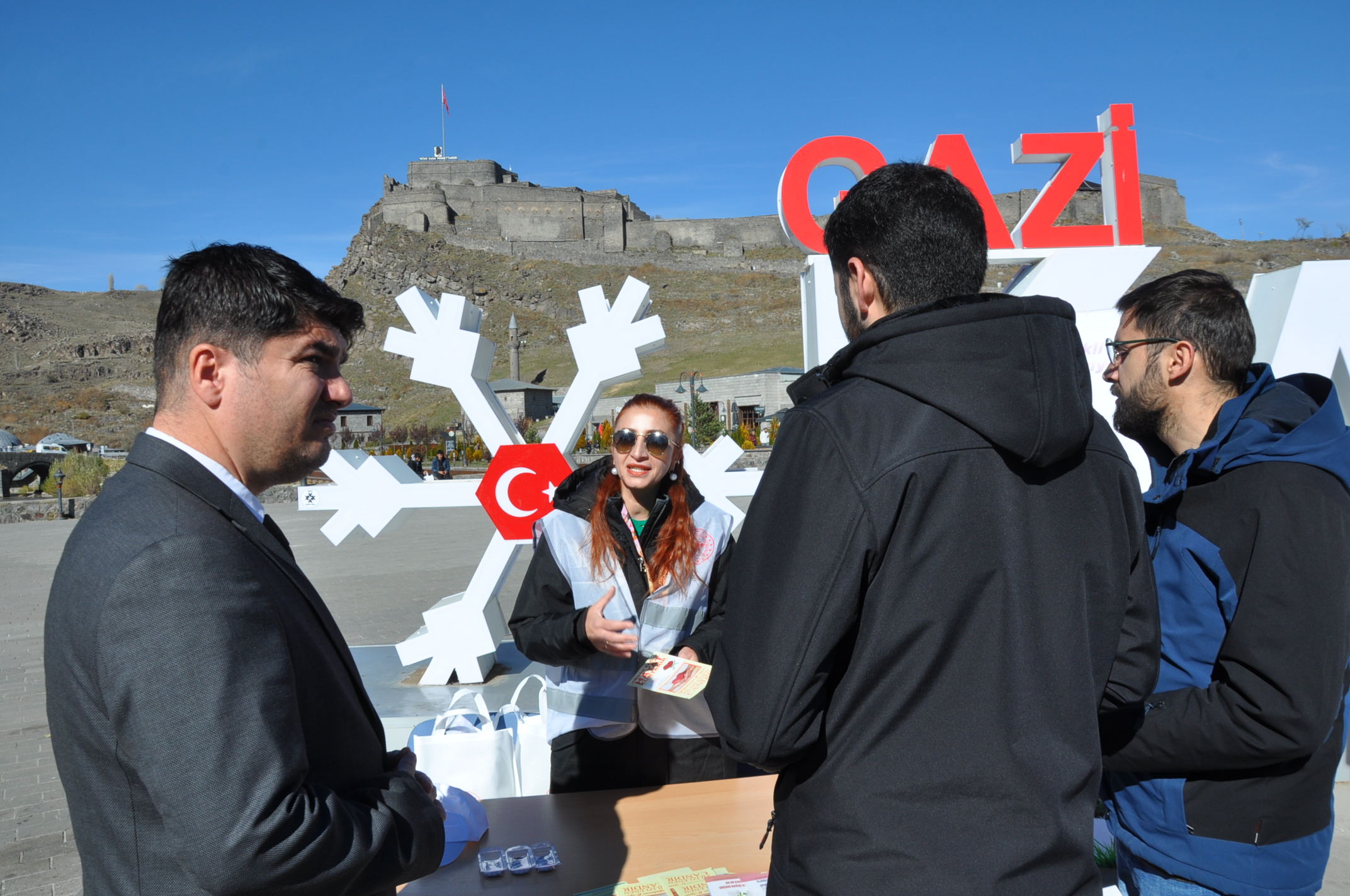 Kars'ta organ bağışı için farkındalık standı