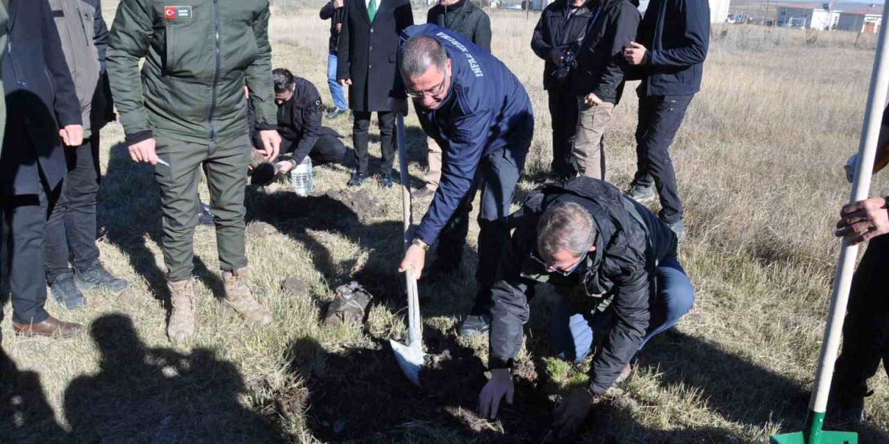 Kars’ta fidanlar toprakla buluştu