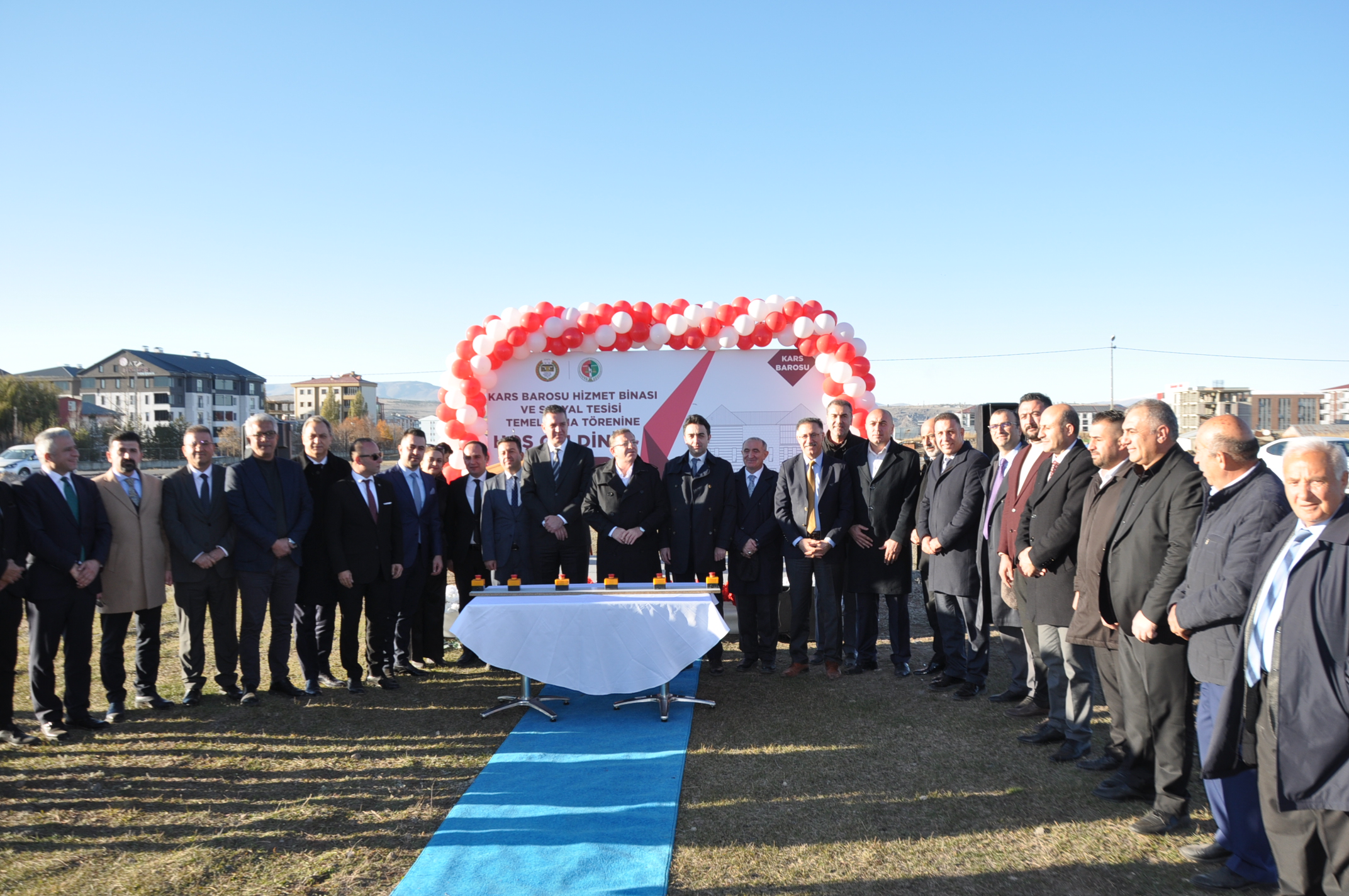 Kars Barosu Sosyal Tesis ve Hizmet Binasının temeli atıldı